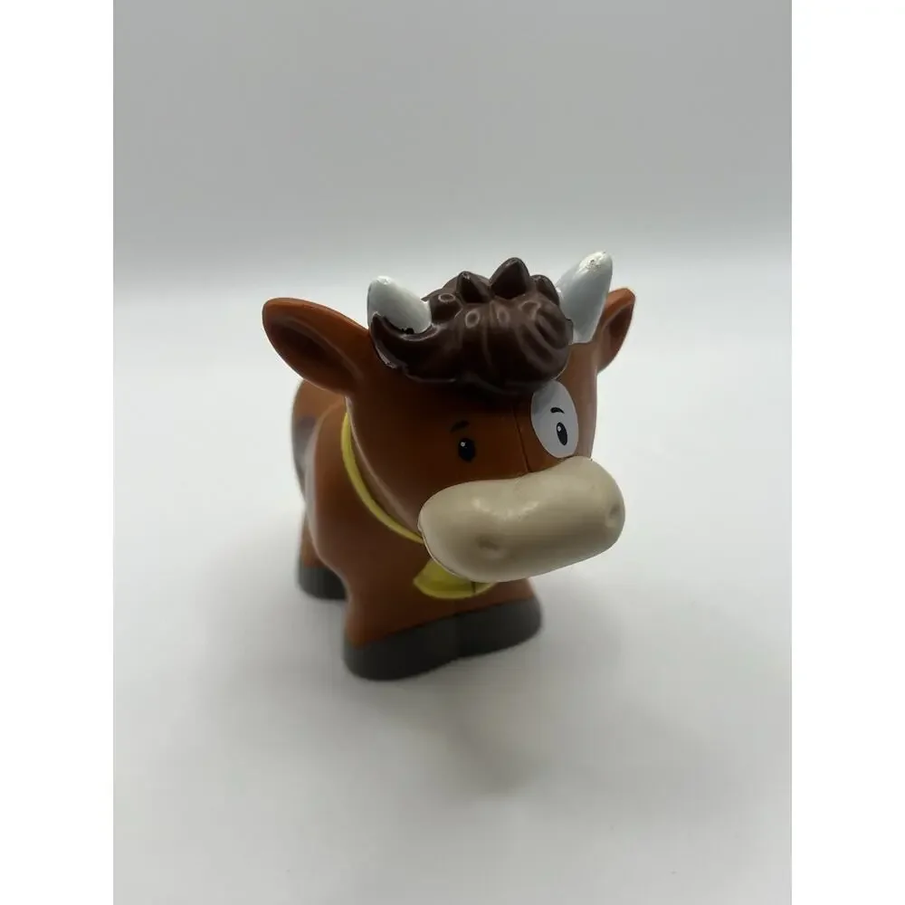 Fisher Price Little People Brown Farm Christmas Nativity Cow 2018